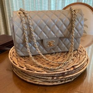 Beige handbag